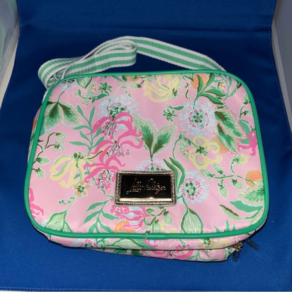 Lilly Pulitzer Lunch Bag Multi Via Amore Spritzer Home #019109 Insulated EUC - Picture 1 of 9
